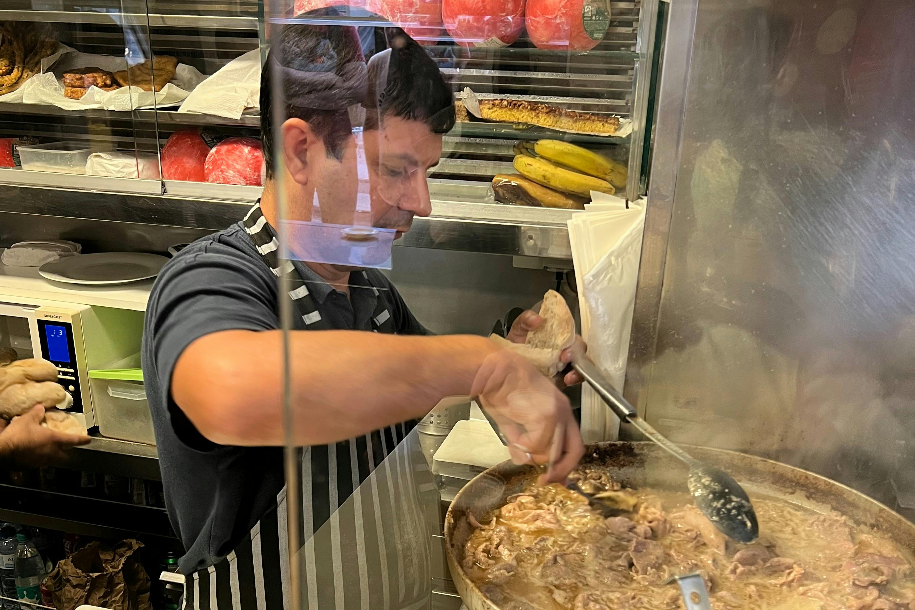 "Bifana" (Pork Sandwich) 