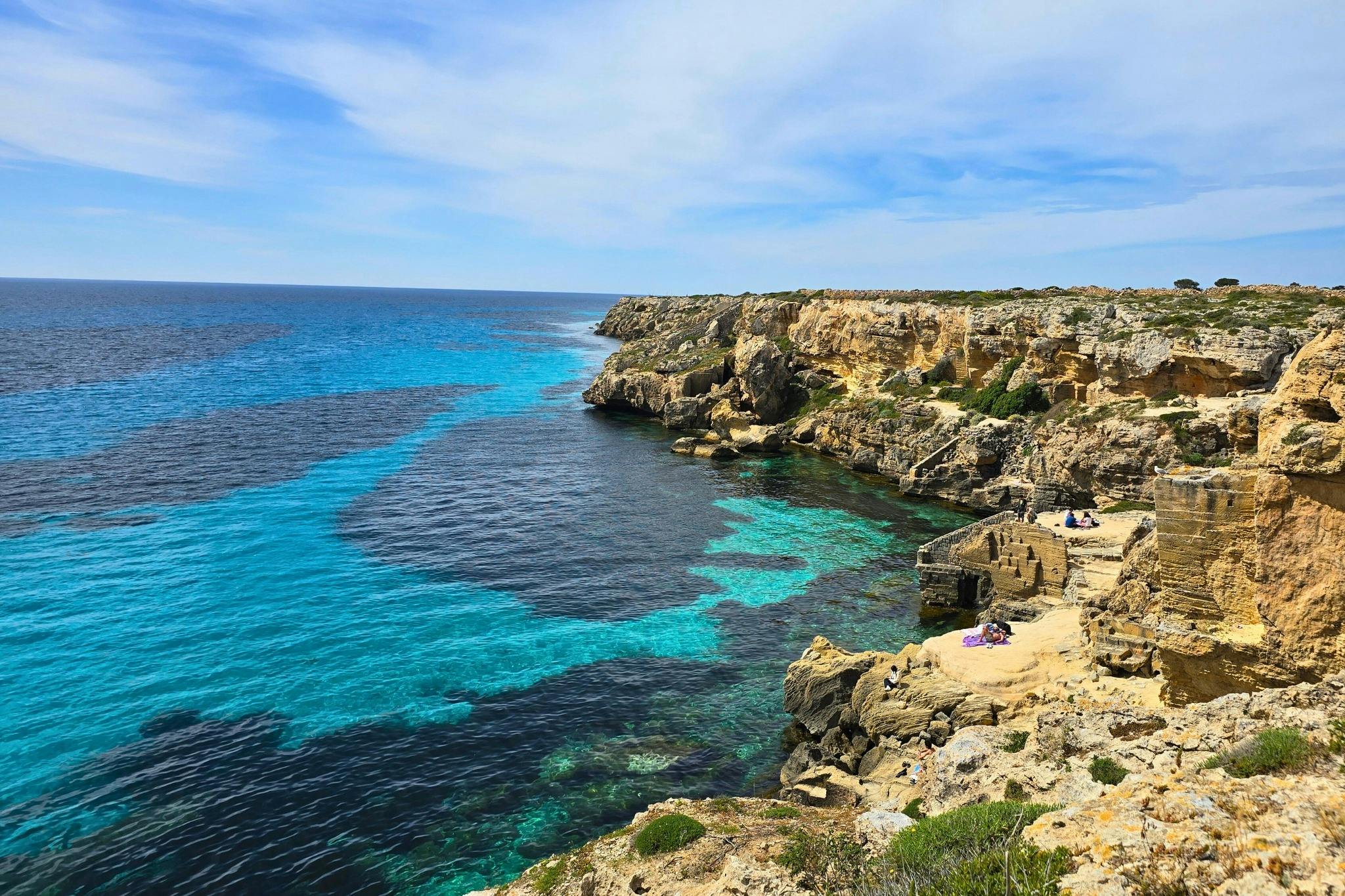 Favignana e Levanzo: Tour in barca da Trapani + Pranzo e aperitivo — 6