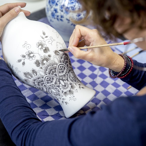 Taller de cerámica azul de Delft: Pinta tu propio azulejo