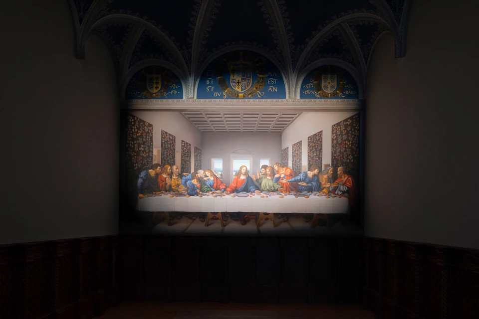 The digital restoration of the Last Supper and the reconstruction of the refectory at Leonardo's time