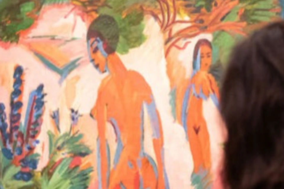 Inside the museum, Kirchner