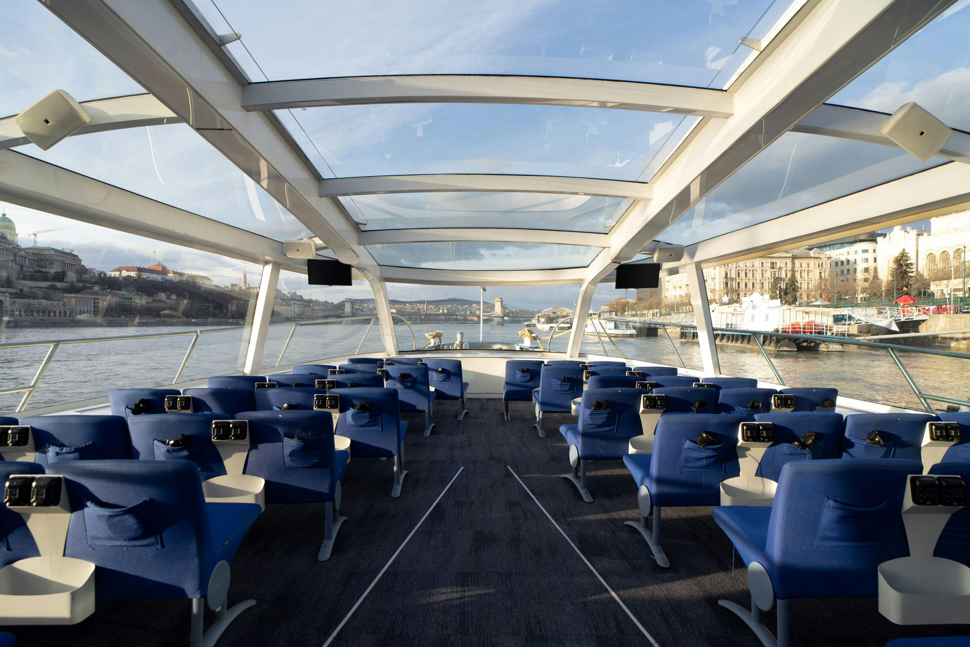 Budapest: Danube River Daytime Sightseeing Cruise + Audio Guide + Drinks in Budapest – Tiqets
