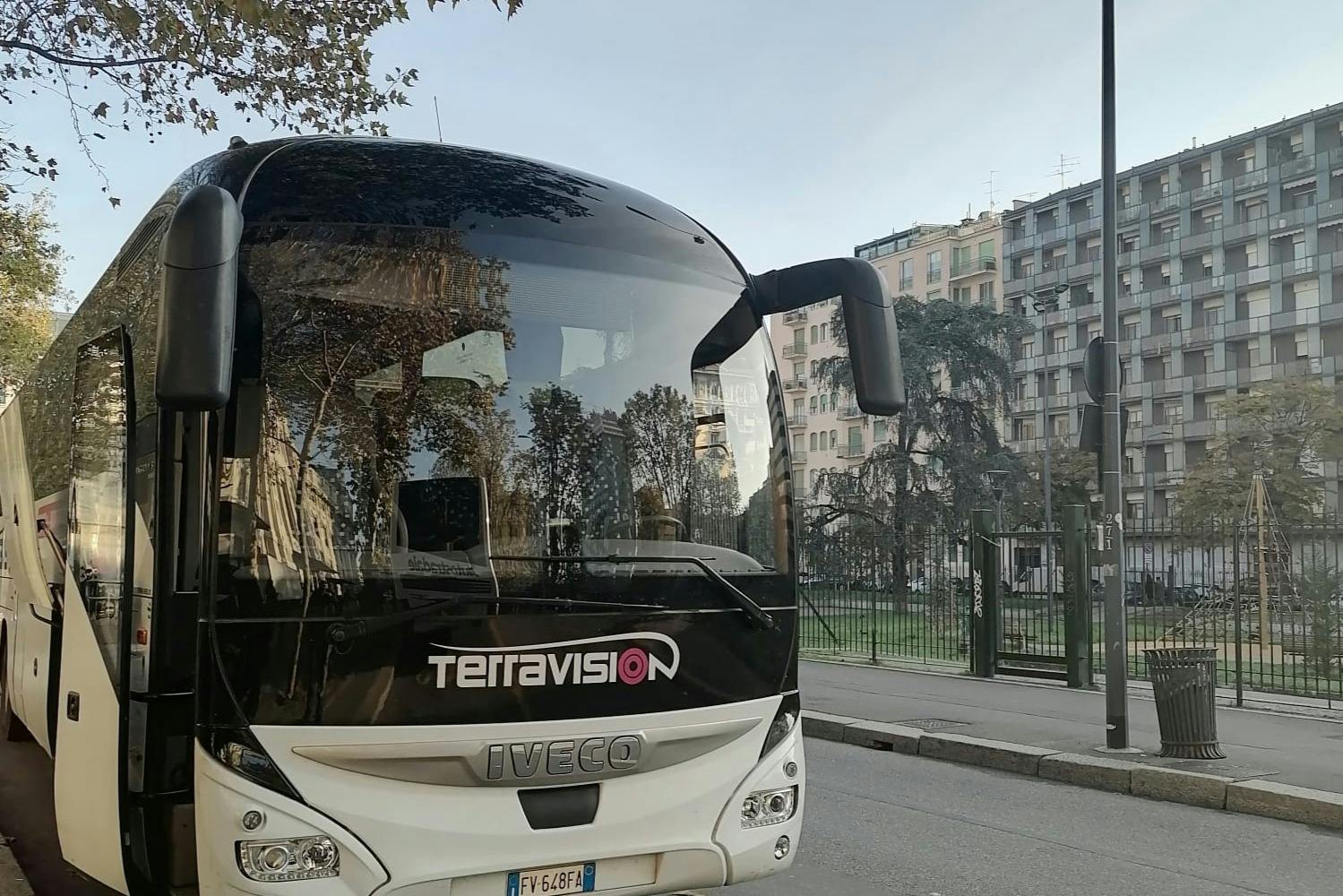 Εικόνα λεωφορείου Terravision στην Κωνσταντινούπολη