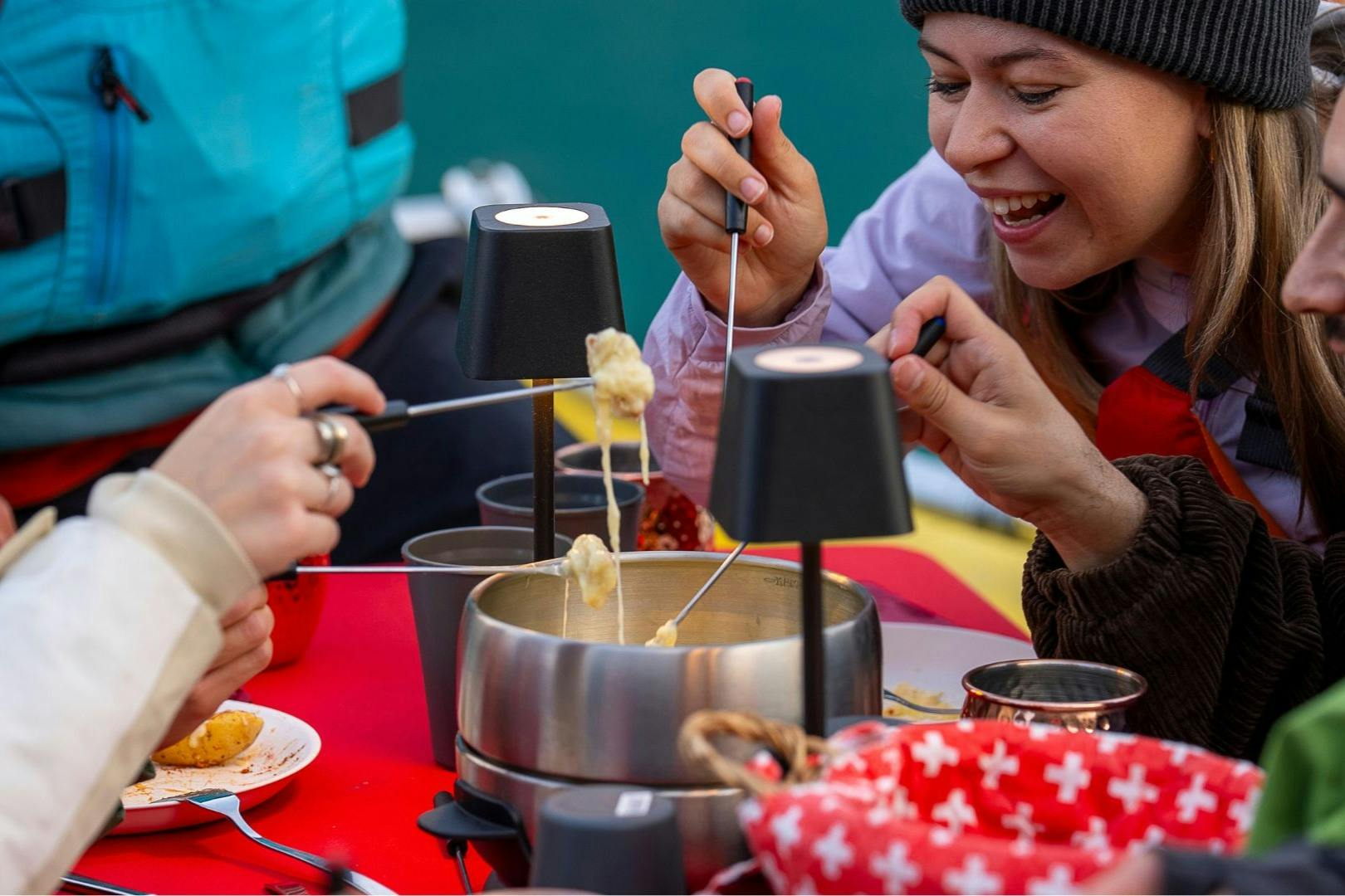Interlaken: Float de fondue de queso