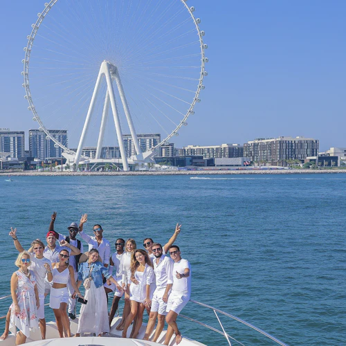 Dubai Harbour: 1 Hour Yacht Tour - Dubai Marina, JBR + Ain Dubai - Photo 3