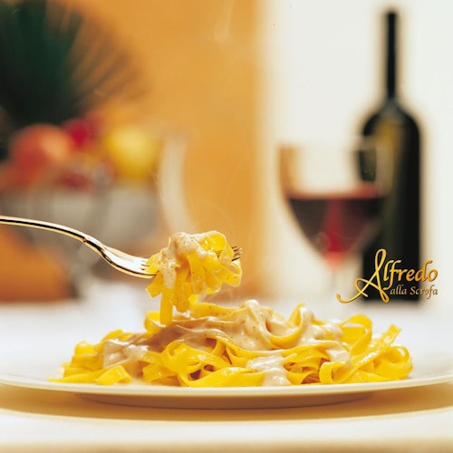 Alfredo alla Scrofaレストラン：オリジナルのFettucine Alfredoのメニュー(即日発券)