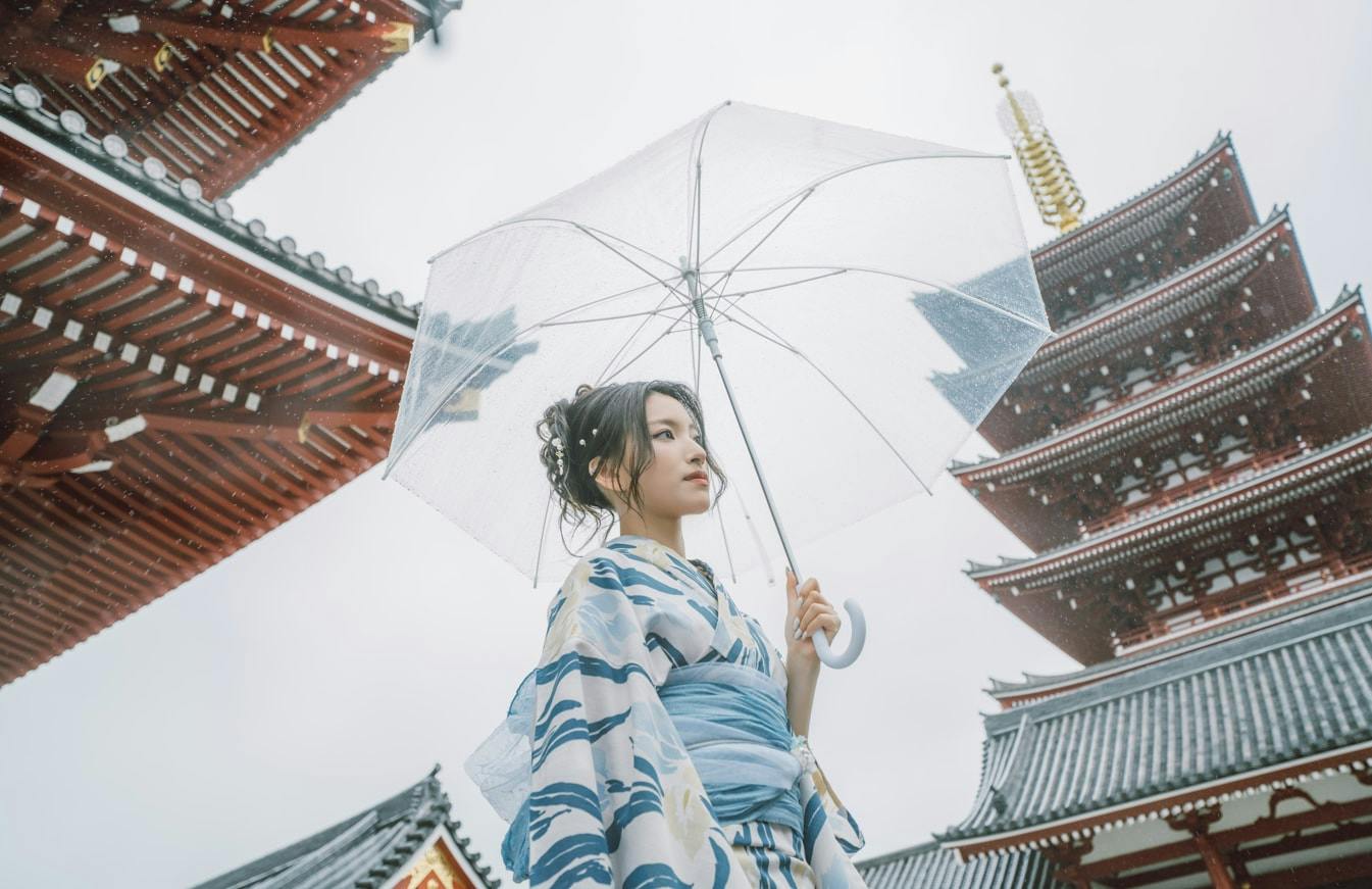 Asakusa: Kimono Rental Experience with Furisode Option