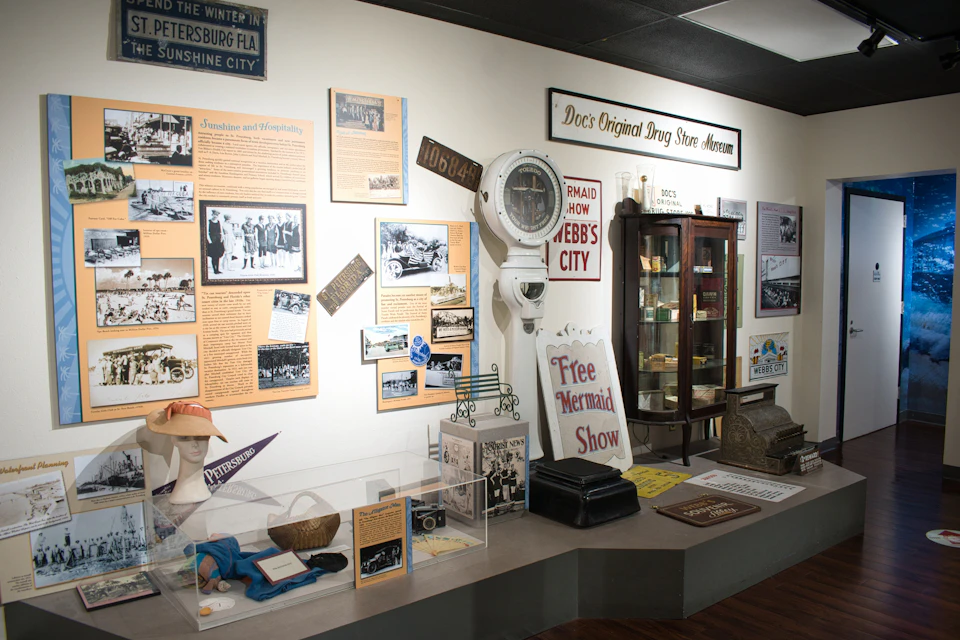 The Sunshine Gallery and display on Webb's City