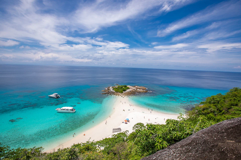 The beautiful turquoise waters of Koh Racha