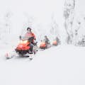 Aventura en moto de nieve en Rovaniemi