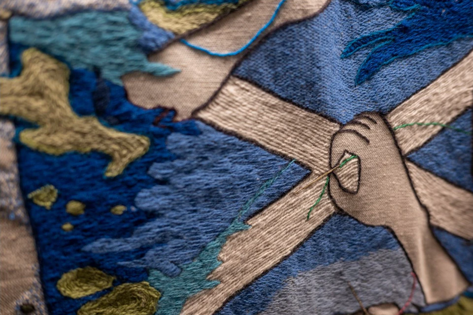 Detail of Panel 158 "The WIld Geese"