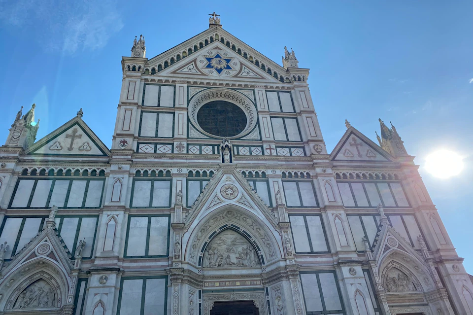 Facade of the Basilica of Santa Croce