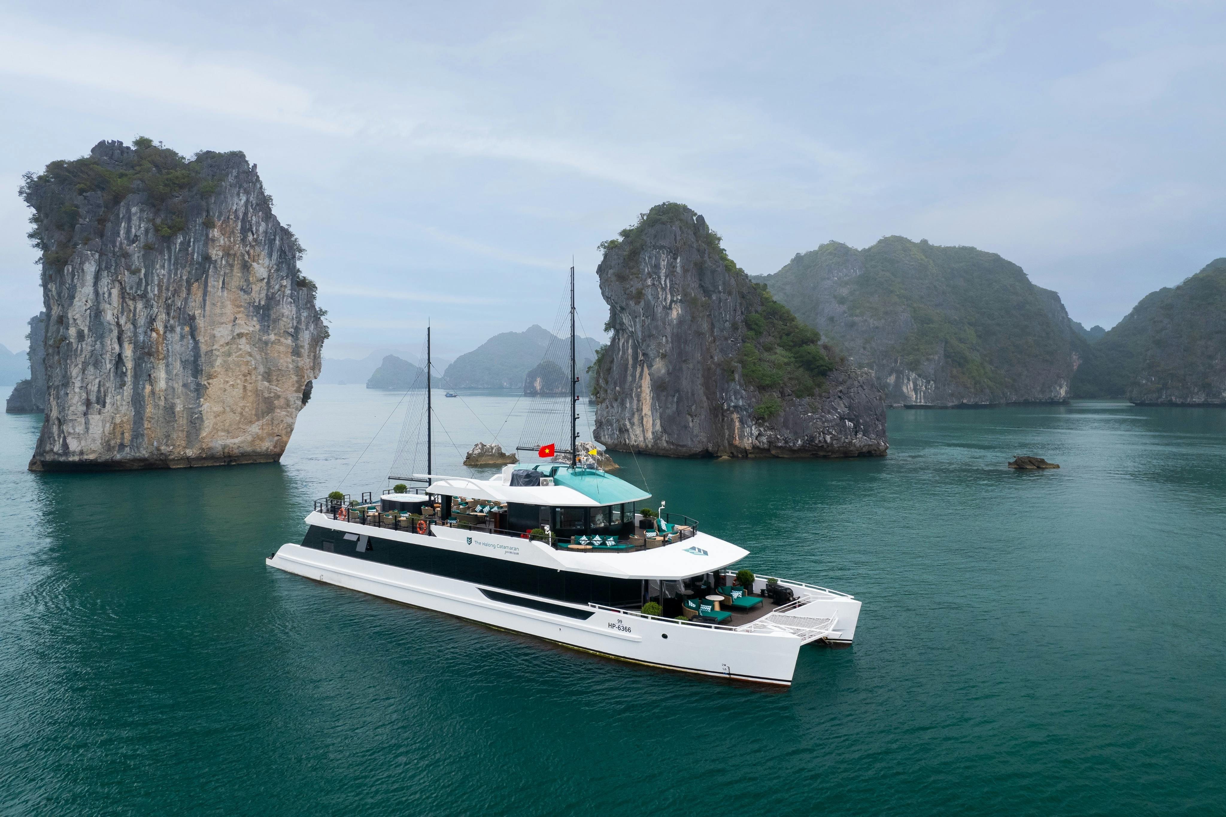Halong Bay & Lan Ha Bay: 5-Star Catamaran Cruise + Lunch + Optional Transfer 5