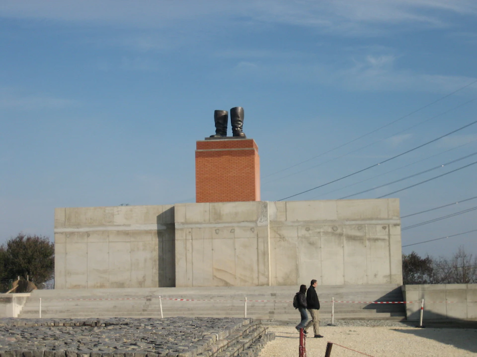 Stalin's Grandstand with Stalin's Boots
