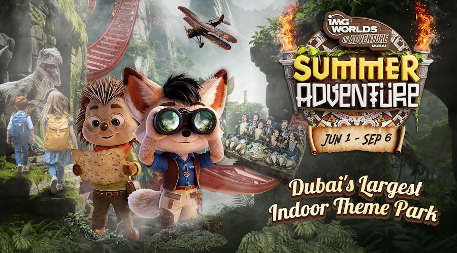 IMG Worlds of Adventure indoor theme park in Dubai