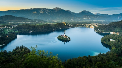 Lago y castillo de Bled: Tour de medio día desde Liubliana