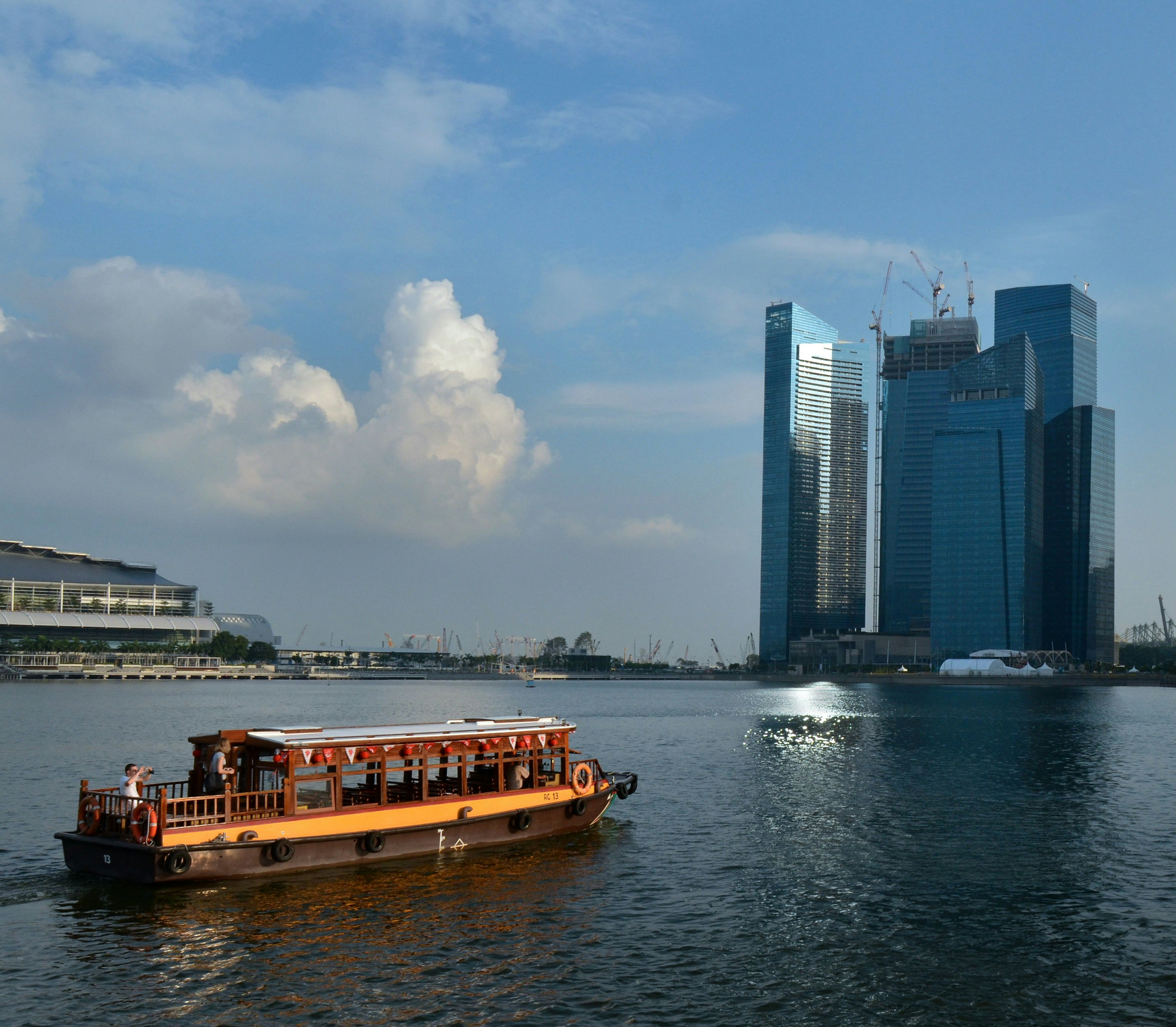 Cingapura: Cruzeiro pelo rio saindo de Clarke Quay