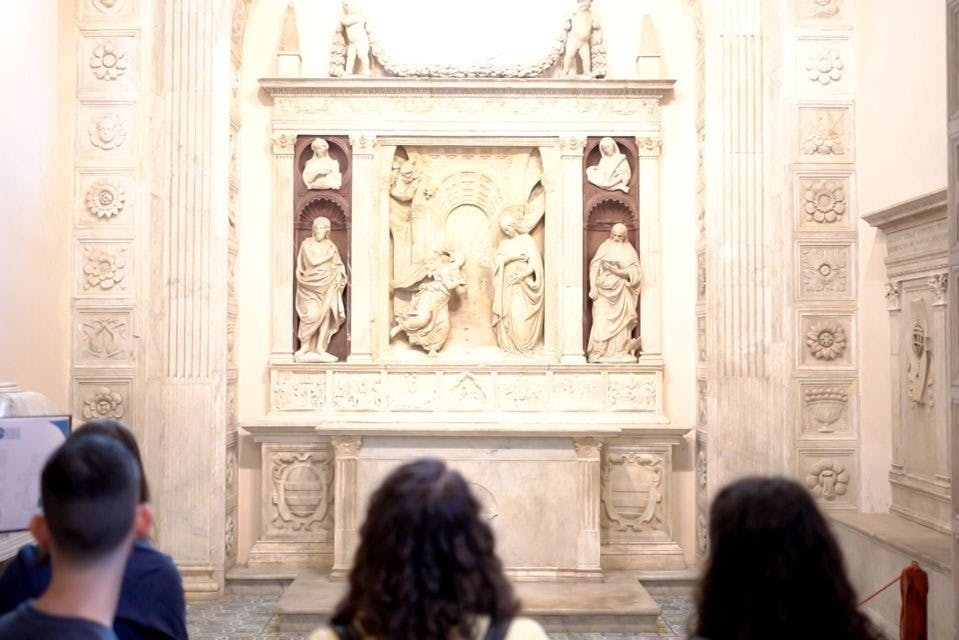 Το ανάγλυφο του Donatello στο παρεκκλήσι Brancaccio