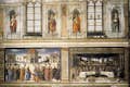 fresques à l'intérieur des musées du vatican