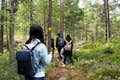 Walking through the Finnish taiga forest to the Baltic Sea