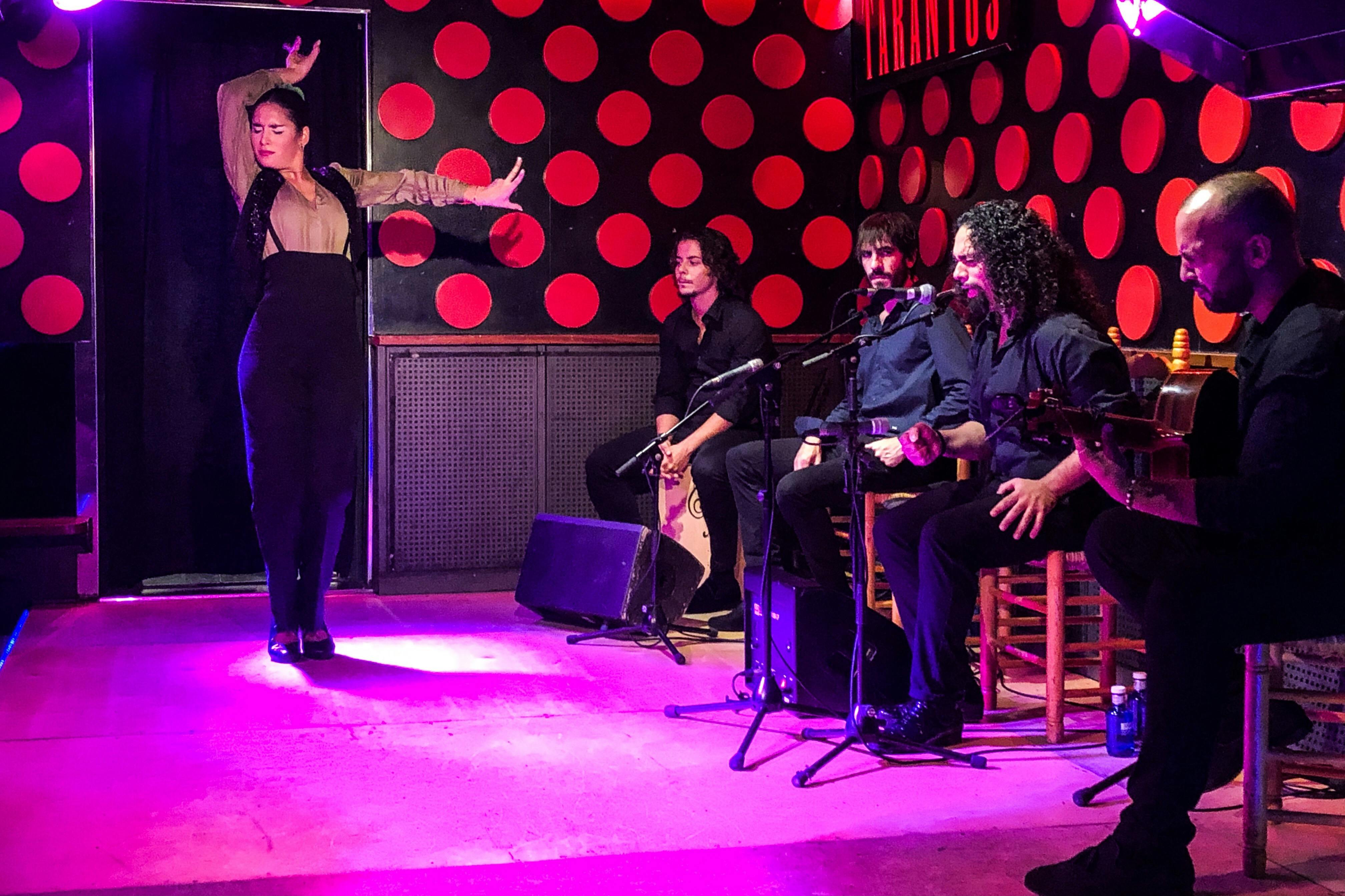 ロス・タラントスでのフラメンコ・ショー