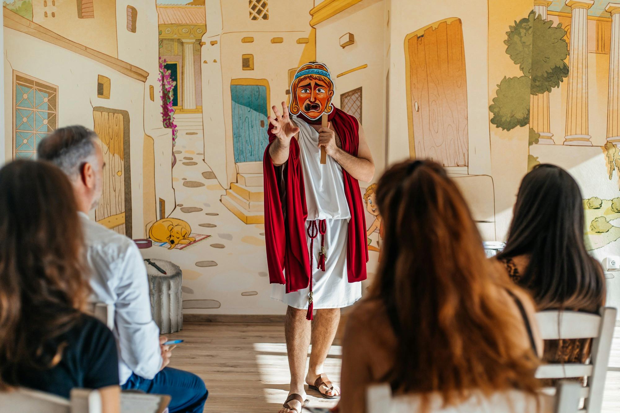 Ancient Greek Murder Mystery: Engelochos, the actor.