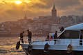 Krydstogt i solnedgangen på luksusyacht i Bosporus