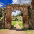 Roman amphitheater portal, archaeological park of Sutri