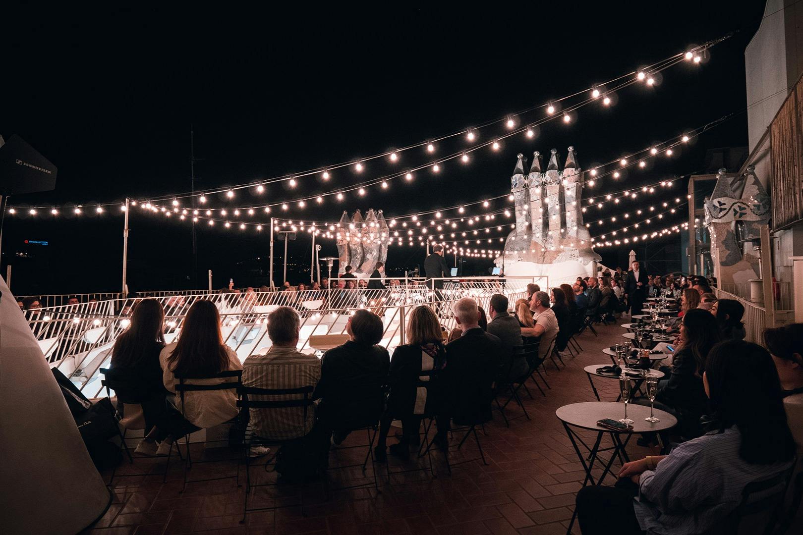 Casa Batlló Kouzelné noci Střešní terasa Živá hudba Barcelona
