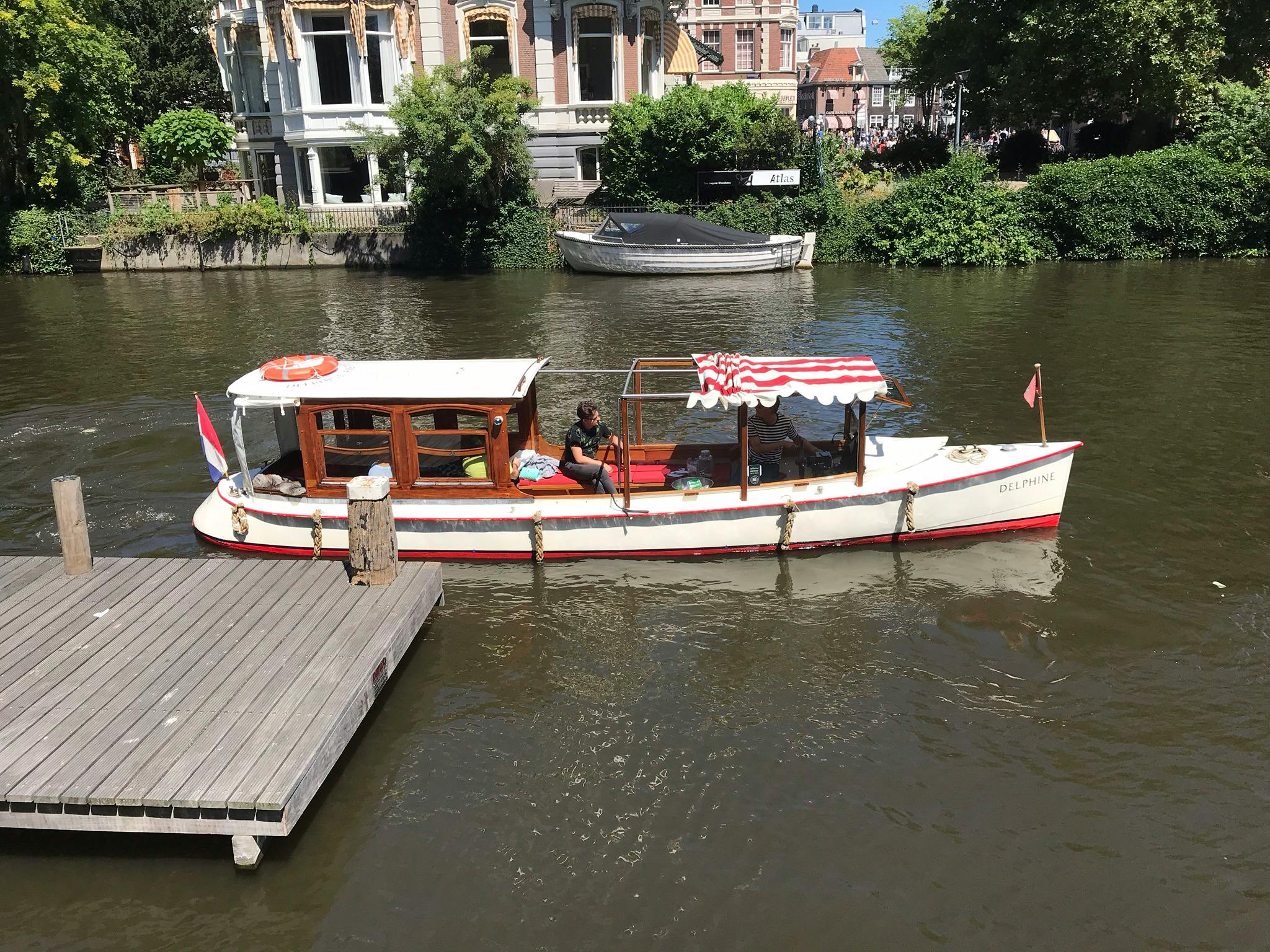 Salonboot Delphine offenes Dach