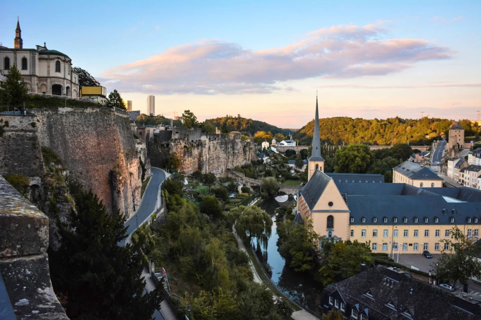 View of the Grund, old town