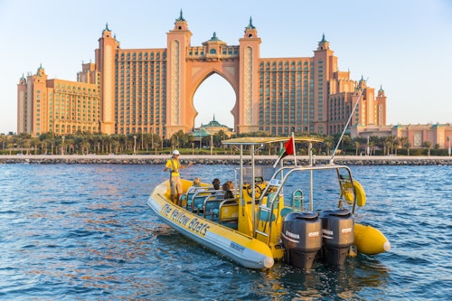 The Yellow Boats: 99-Min Premium Boat Tour - Palm, Burj Al Arab & Dubai Marina