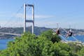 Experimente a emoção de um passeio de zipline enquanto desfruta de uma vista deslumbrante de Istambul.