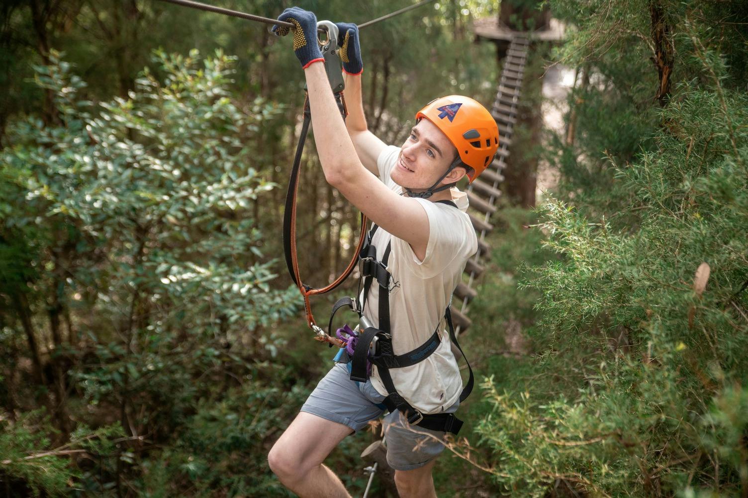 Treetops Adventure Central Coast: Ropes Course + Zipcoaster Ride in Wyong Creek – Tiqets