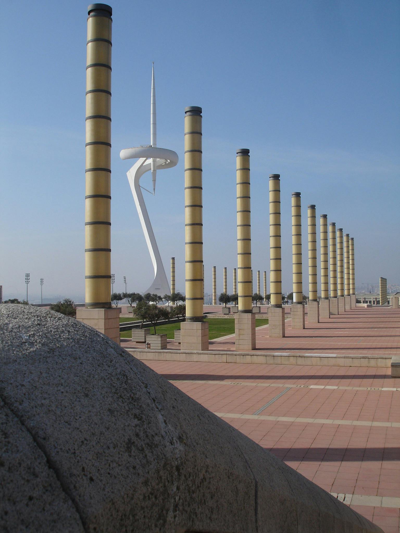 Torre de Comunicacions de Montjuïc in Barcelona