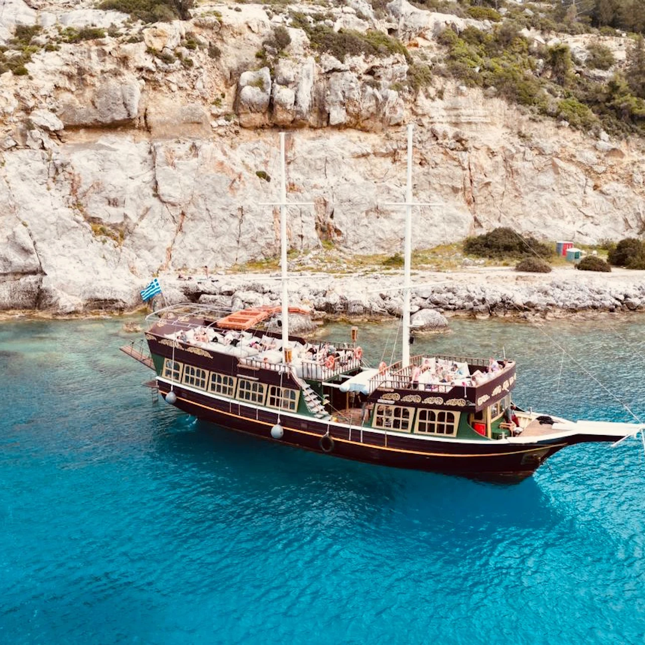 Rhodes: Day Cruise with BBQ Meal + Unlimited Drinks