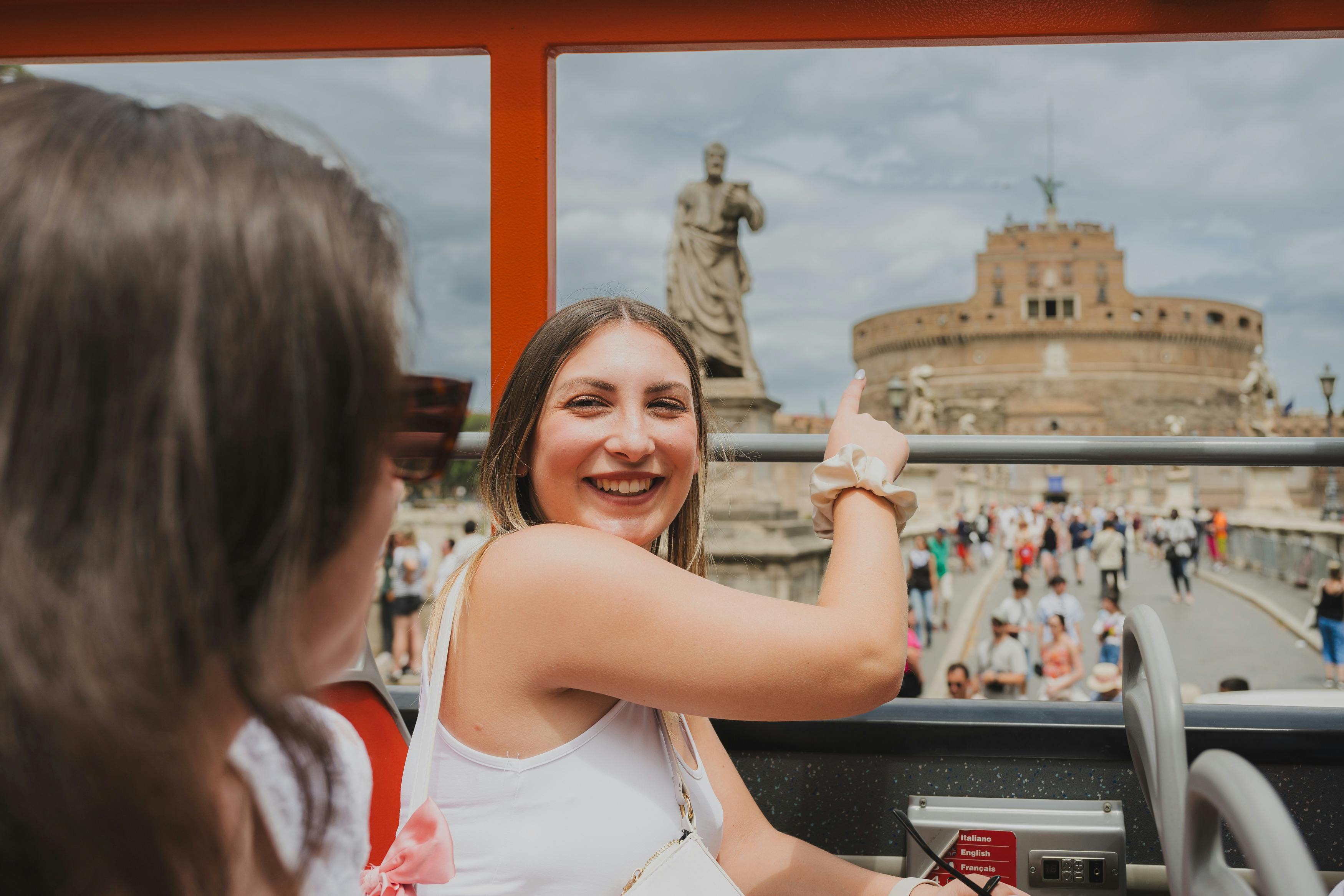 Rome Hop On Hop Off by Bus from Civitavecchia