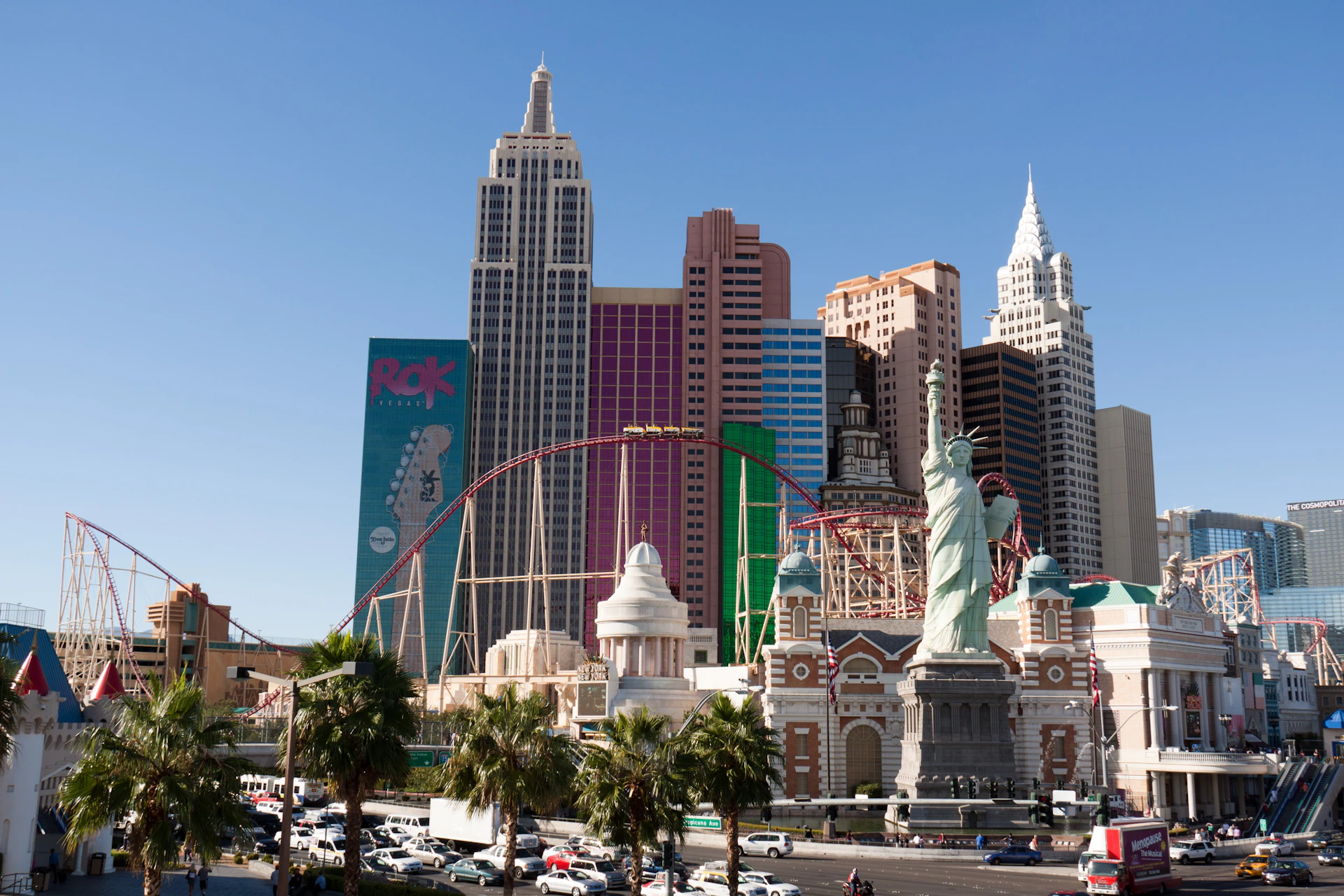 The Big Apple Roller Coaster at New York New York Resort & Casino