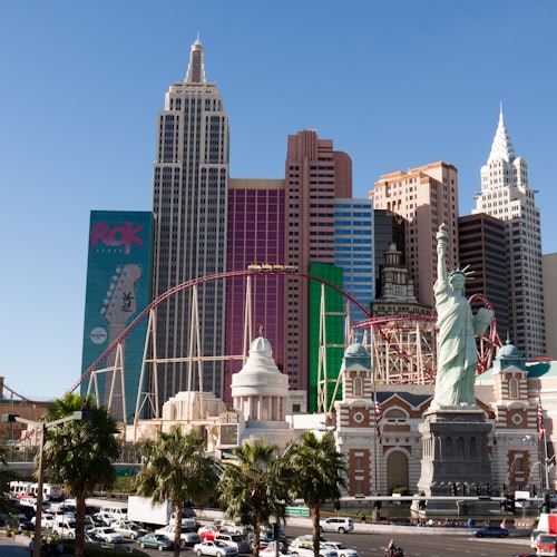 New York-New York Hotel & Casino: La montaña rusa Big Apple