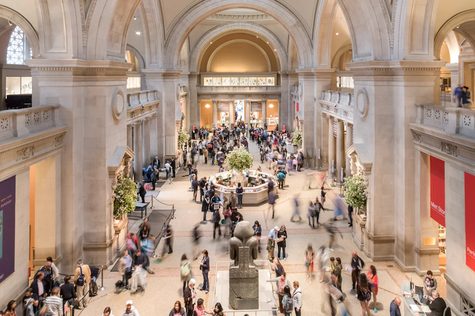 Grand Entrance Hall of the Met Museum - meeting point for the tour
