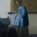 Mujer leyendo una carta, de Vermeer