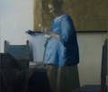 Vrouw die een brief leest, door Vermeer
