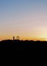 Vista de la puesta de sol desde el Cabo Sounion