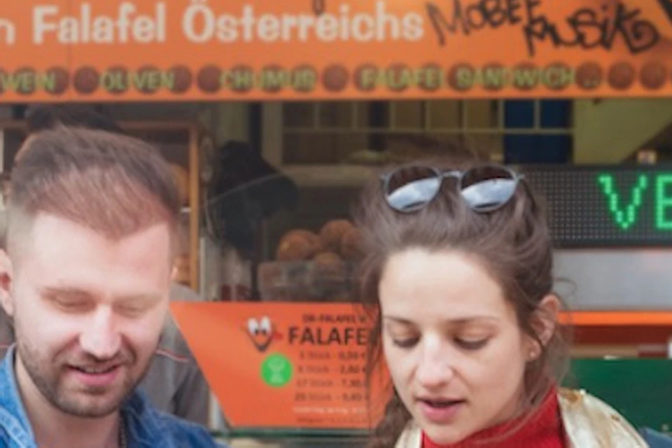 Dr Falafel, the best in Vienna, only at Naschmarkt