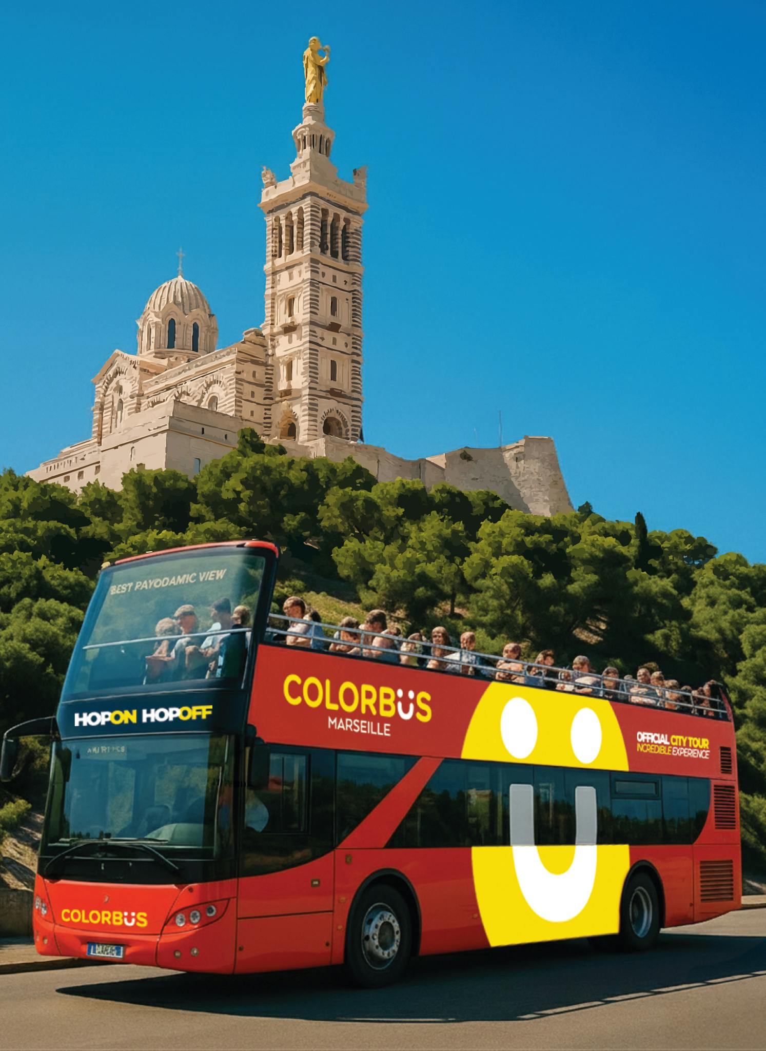 Colorbüs Marseille: Tour in autobus Hop-on Hop-off per 1 o 2 giorni — 6