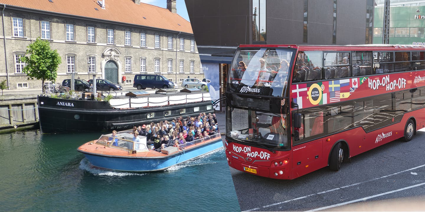 Red Sightseeing Copenhagen: Hop-on Hop-Off Bus And Boat Tour | I Need Tours