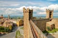 Medeltida toskansk upplevelse: Besök Monteriggioni och Val d'Orcia från Florens
