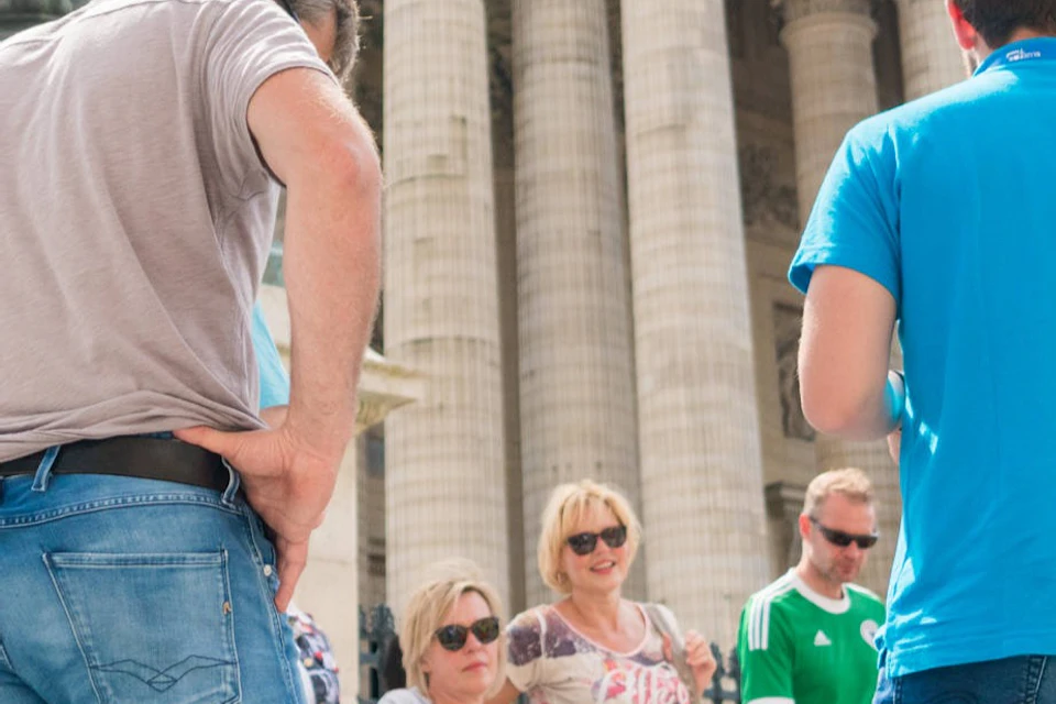 in front of the pantheon