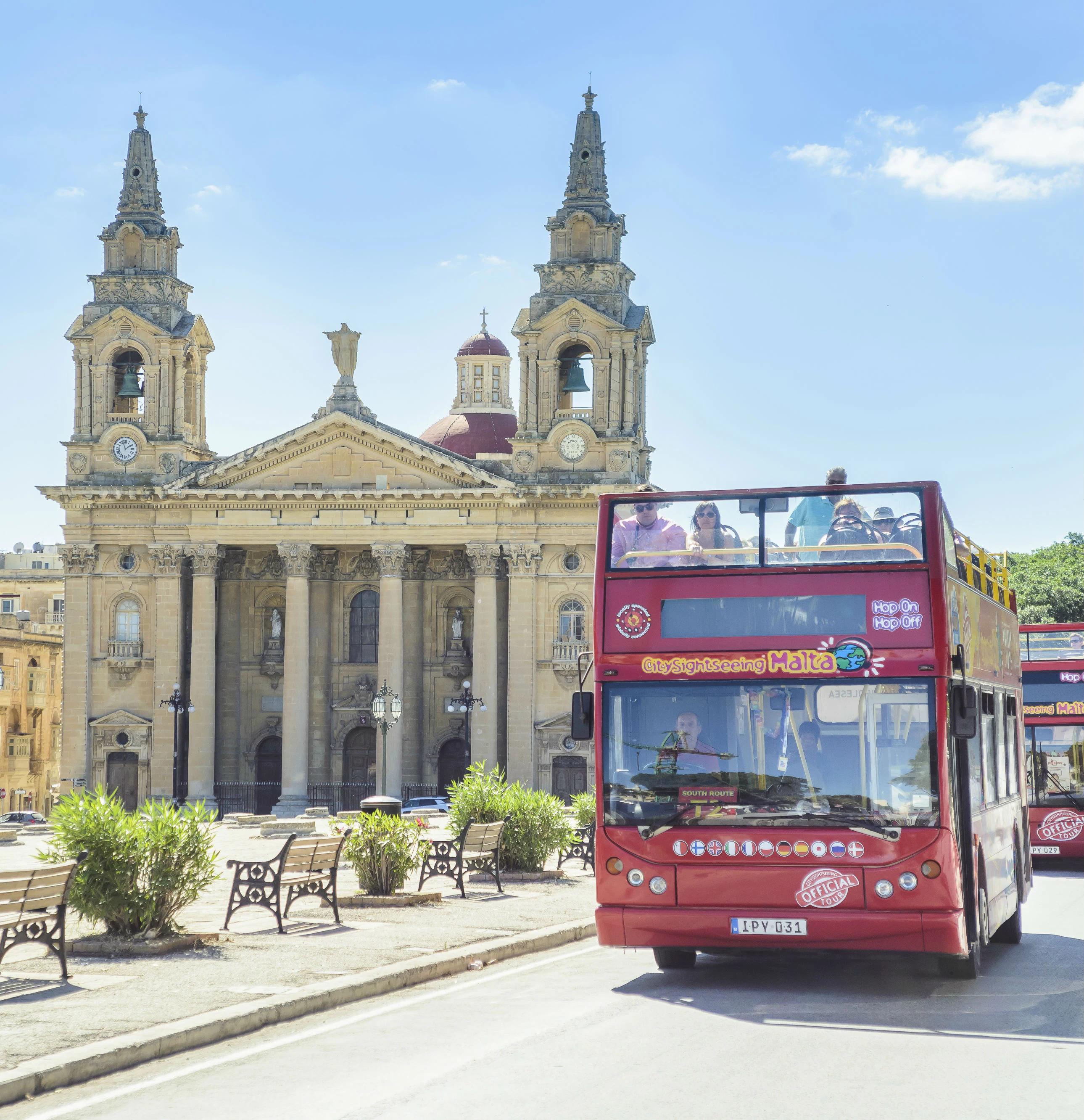 Passe de ônibus hop-on hop-off de Malta + cruzeiro pelo porto