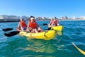 È possibile noleggiare l'attrezzatura per il kayak dalla spiaggia a qualsiasi area per gli sport acquatici.